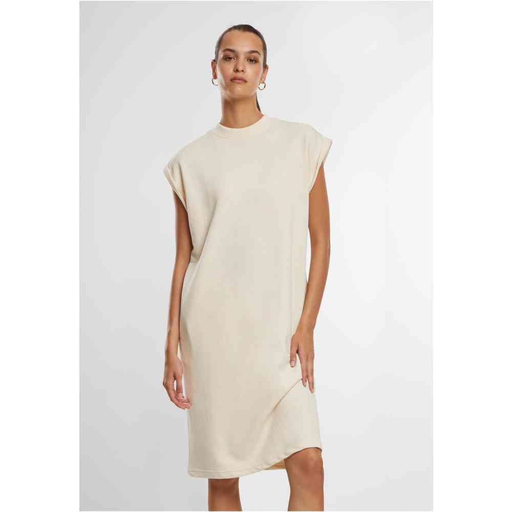 Urban Classics - Light Terry Korte jurk - Beige